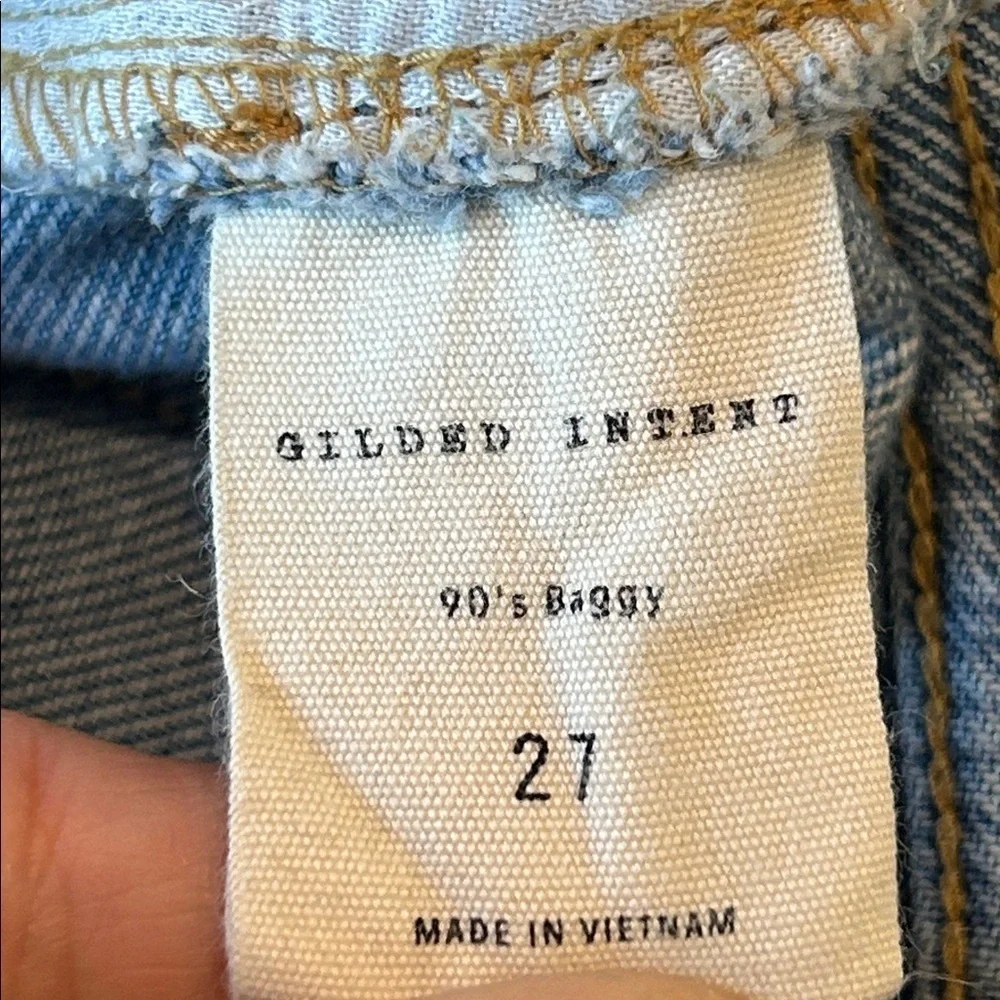Gilded Intent 90s' Baggy pleated jeans from Buckle size 27